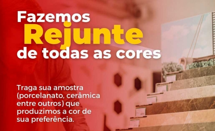 Rejunte de todas as cores